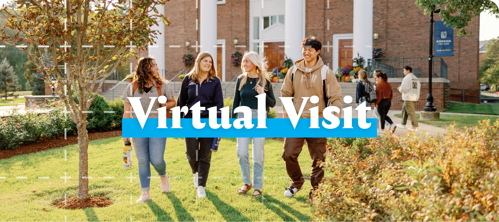 Students walking on Gordon's campus