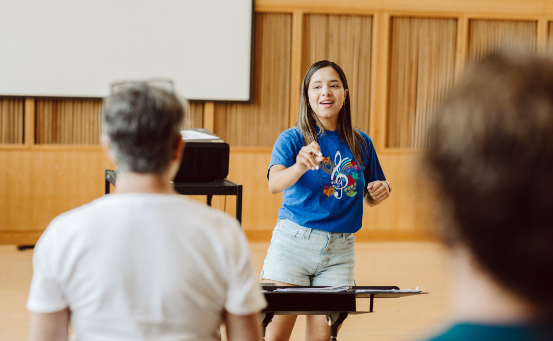 students learning in Orvieto, Italy program