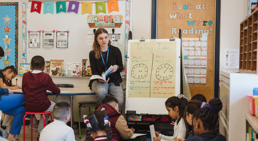 student teaching in elementary classroom